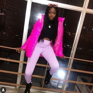 Kandi Coated Puffer Jacket